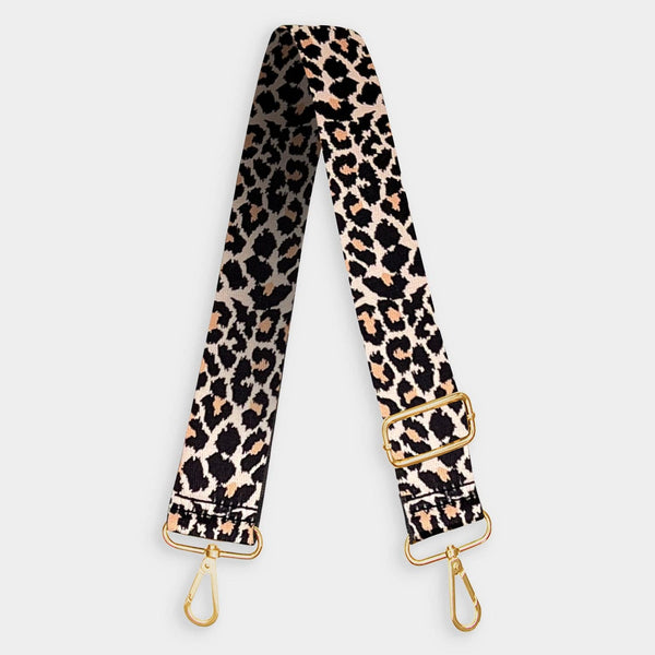 johnny loves rosie Ecru Quinn Leopard Strap
