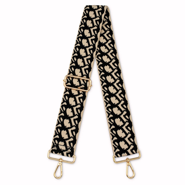 johnny loves rosie Flynn Black And Ecru Strap