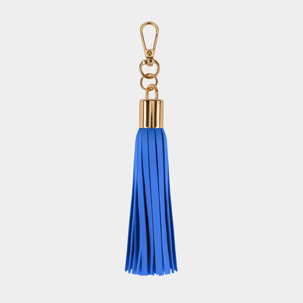 johnny loves rosie Luxe Blue Tassel Keyring