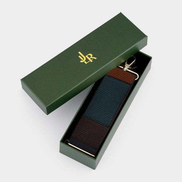 Johnny Loves Rosie Luxe Dark Brown Block Bag Strap