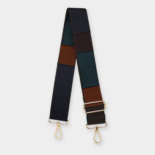 johnny loves rosie Luxe Dark Brown Block Bag Strap