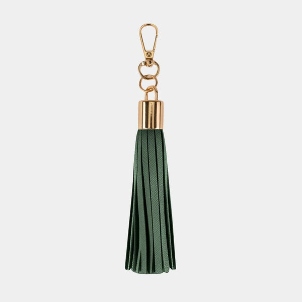 johnny loves rosie Luxe Emerald Tassel Keyring