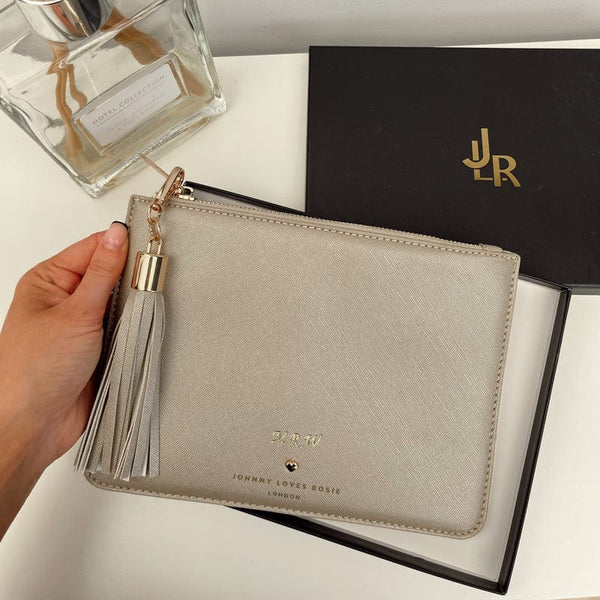 Johnny Loves Rosie Luxe Gold Tassel Keyring