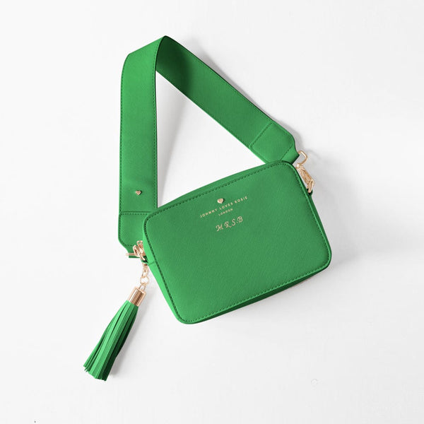 Johnny Loves Rosie Luxe Green Tassel Keyring