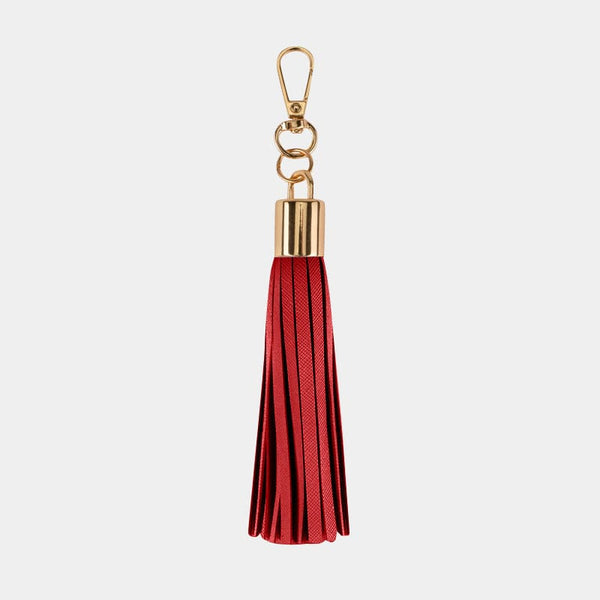 johnny loves rosie Luxe Red Tassel Keyring