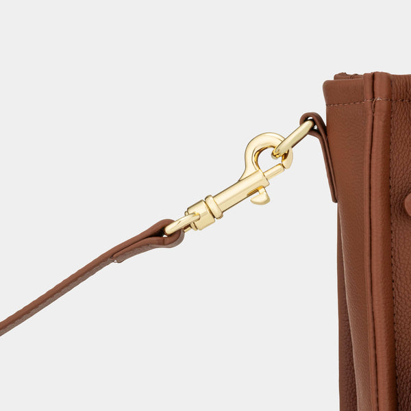 Johnny Loves Rosie Maxi Taylor Luxe Leather Tote Bag - Tan