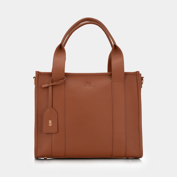 johnny loves rosie Medium Taylor Luxe leather Tote bag - Tan