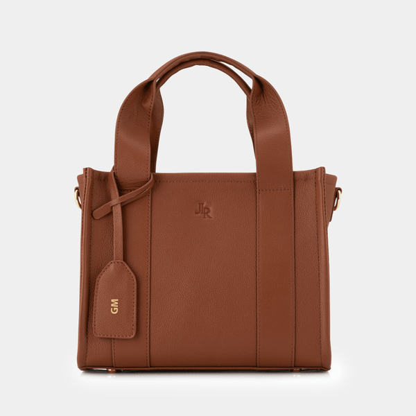 johnny loves rosie Mini Taylor Luxe Leather Tote Bag - Tan johnny loves rosie Mini Taylor Luxe Leather Tote Bag - Tan