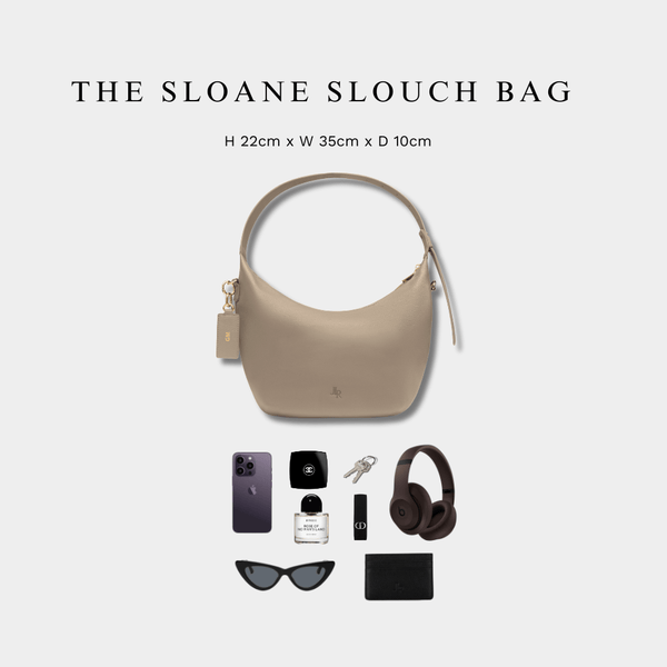 Johnny Loves Rosie Sloane City Luxe Leather Bag - Taupe