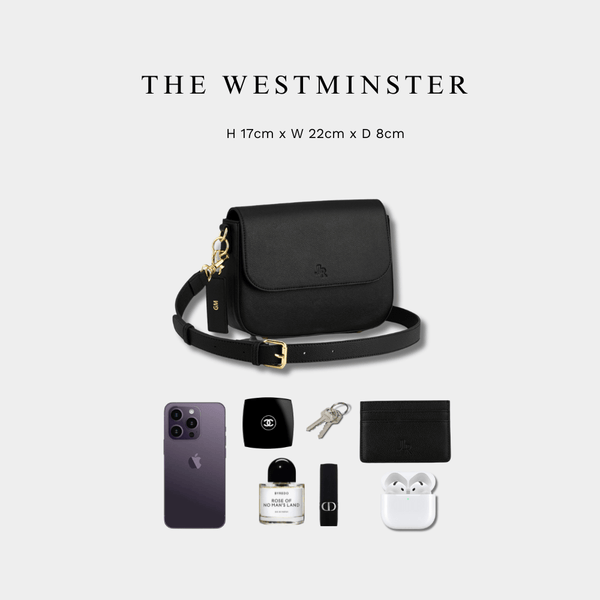 Johnny Loves Rosie Westminster Luxe Leather Saddle Bag