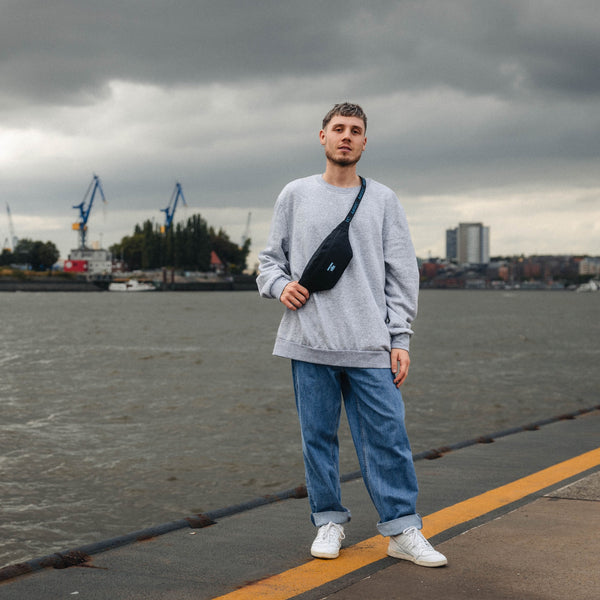 Johnny Urban Bum Bag "Erik" MBRC Edition Black Ocean Blue