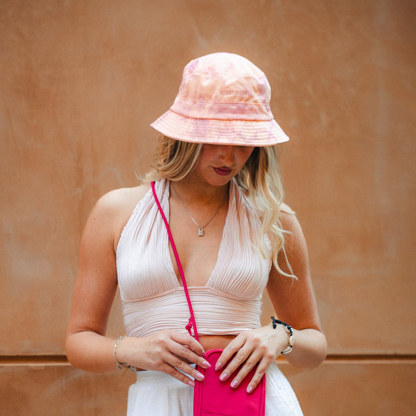 Johnny Urban Bucket Hat "Gill" Pink Batik