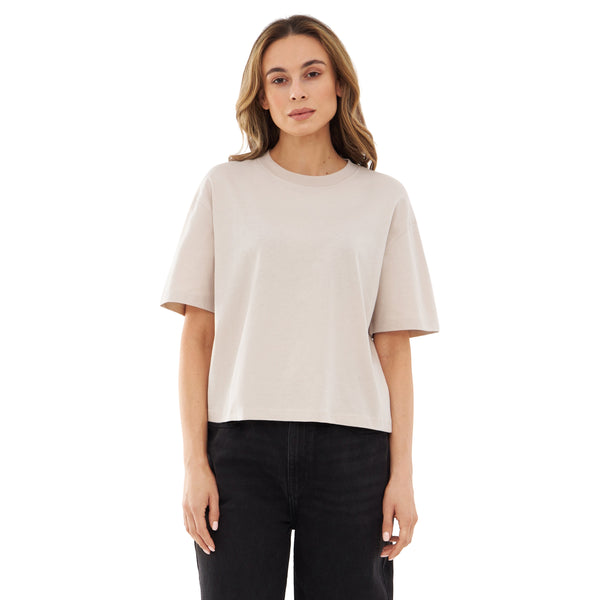 johnny urban Cropped T-Shirt "Zoey" sand