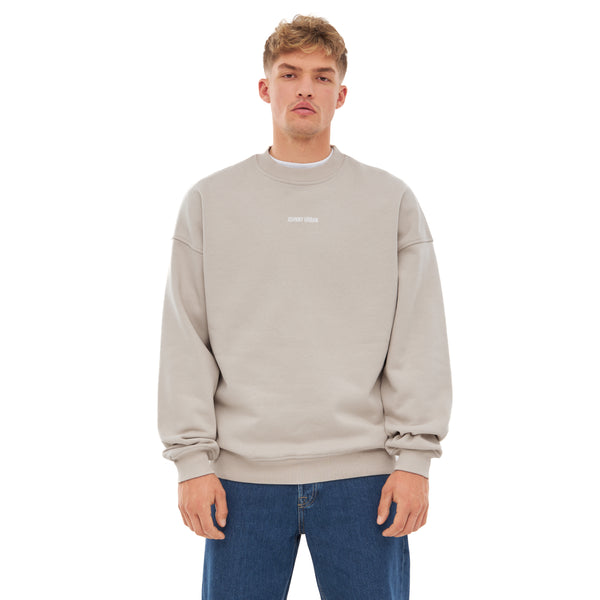 johnny urban Oversized crewneck "Carter" print sand
