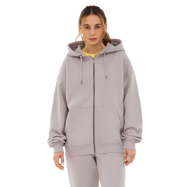 Johnny Urban Oversized Zip Hoodie "Caleb" Ice Blue