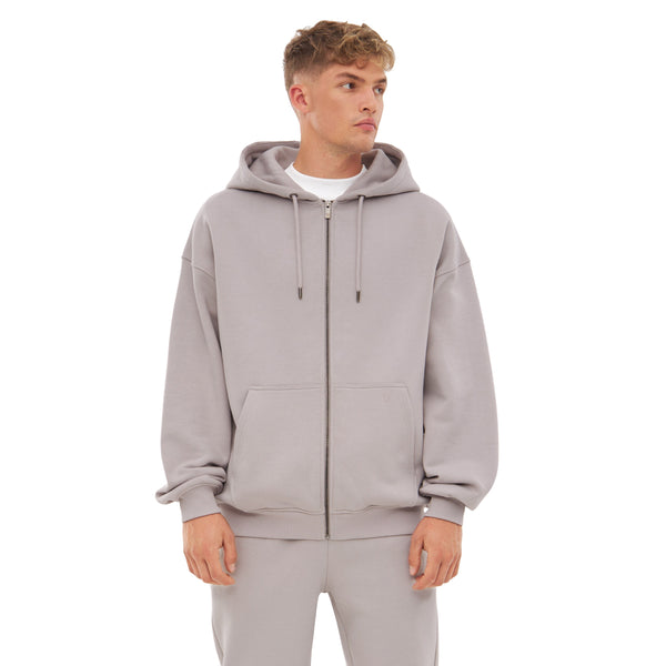 johnny urban Oversized Zip Hoodie "Caleb" ice blue