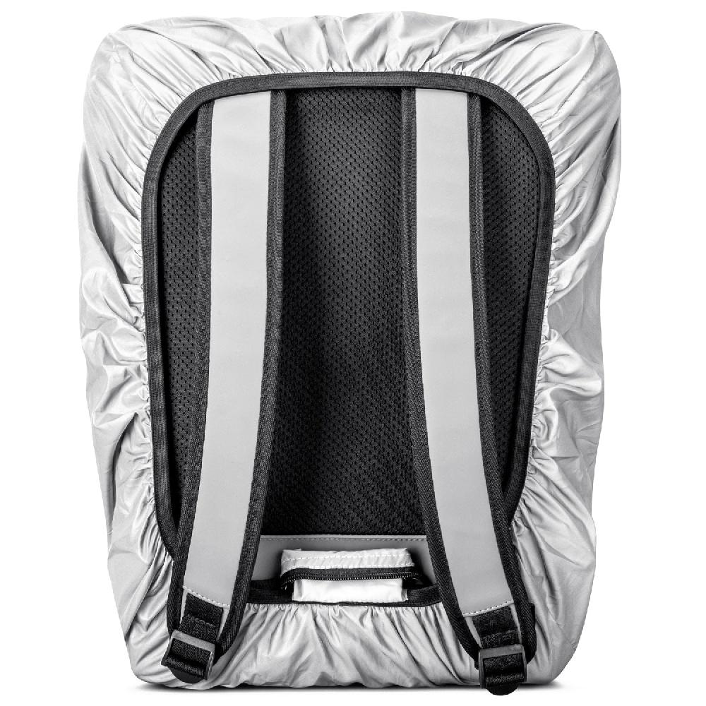 Johnny Urban Raincover "Bo L" Grey Reflective