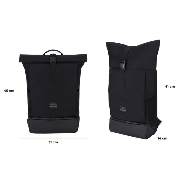 Johnny Urban Rolltop Backpack "Allen Large" Black