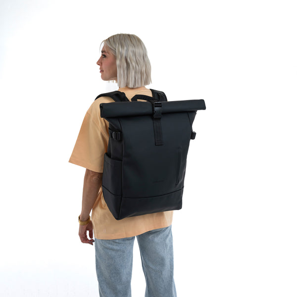 Johnny Urban Rolltop Backpack "Harvey Large" Black