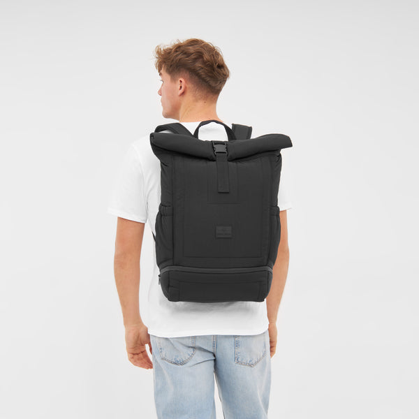 Johnny Urban Rolltop Backpack "Kyle" Black