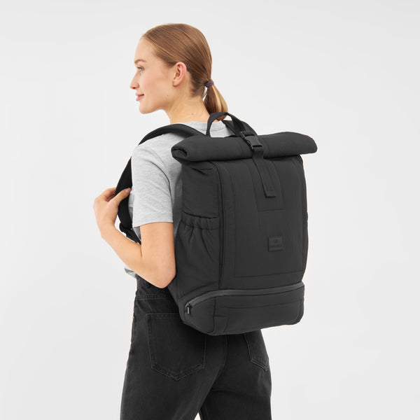 Johnny Urban Rolltop Backpack "Kyle" Black