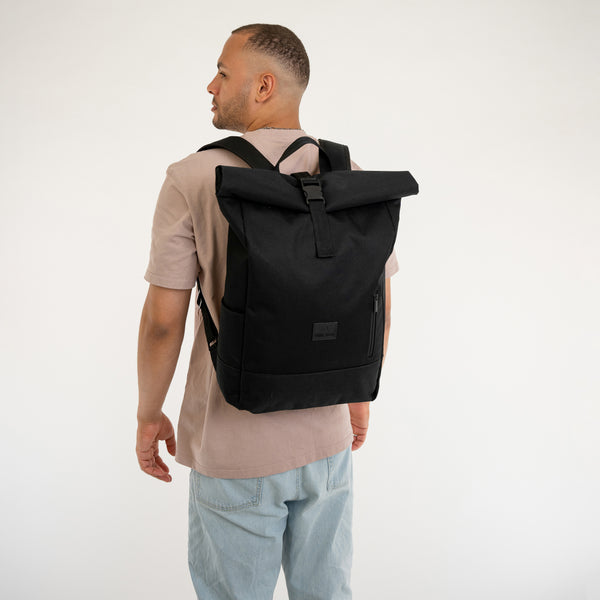 Johnny Urban Rolltop Backpack "Robin Large" Black