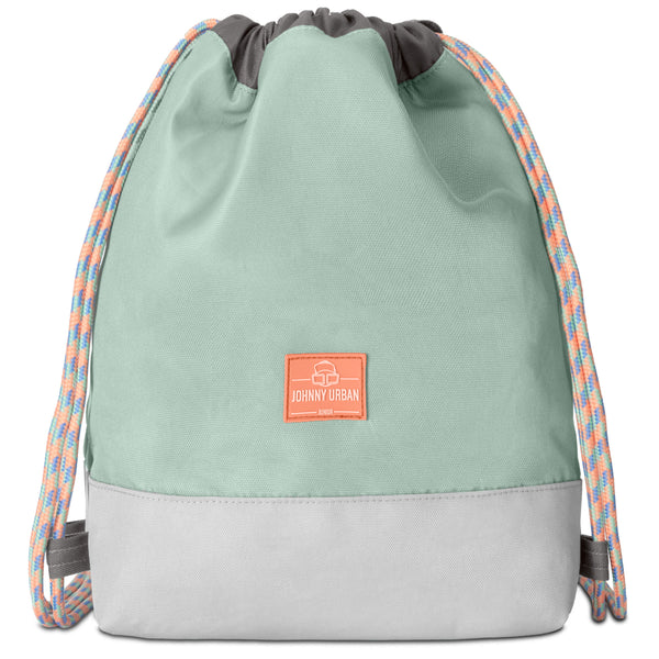 johnny urban Kids Drawstring Bag "Nino" mint colorful