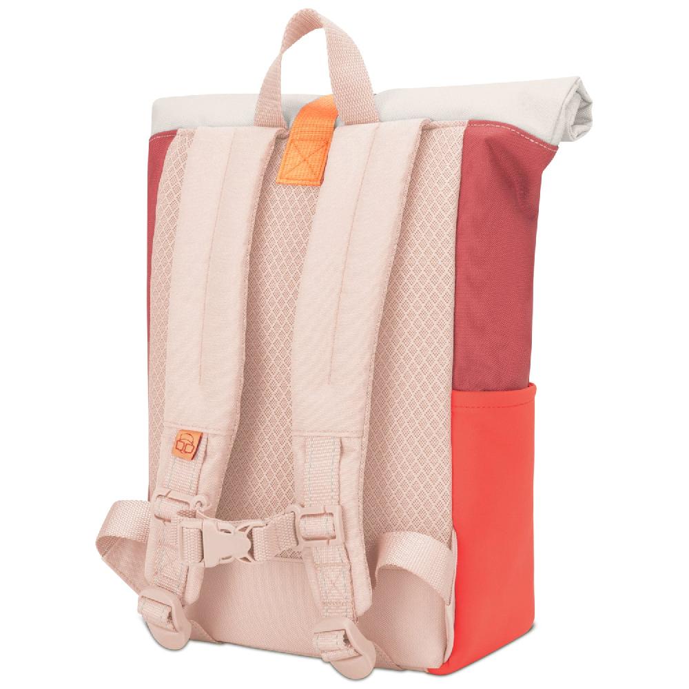 Johnny Urban Kids Rolltop Backpack "Aaron" Pink Colorful