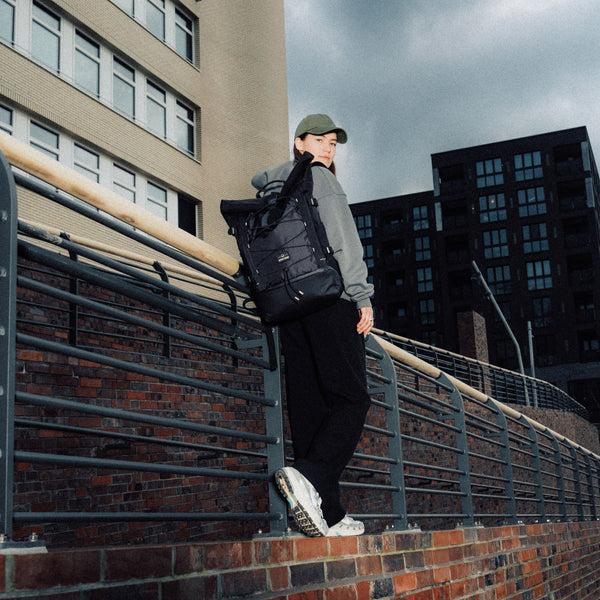 Johnny Urban Rolltop Backpack "Allen Large Move" Black