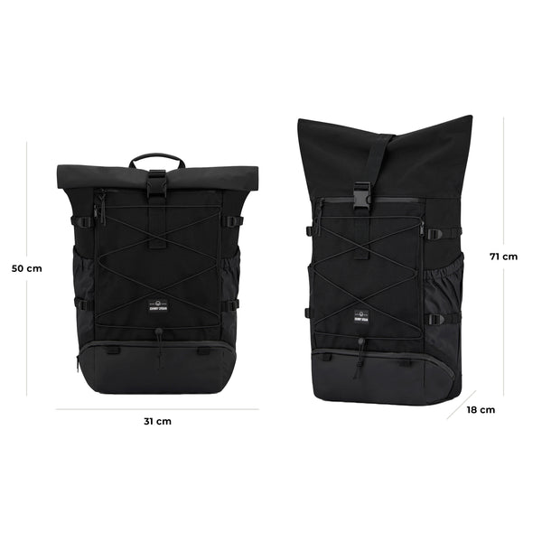 Johnny Urban Travel Backpack "Allen Large Travel" Black