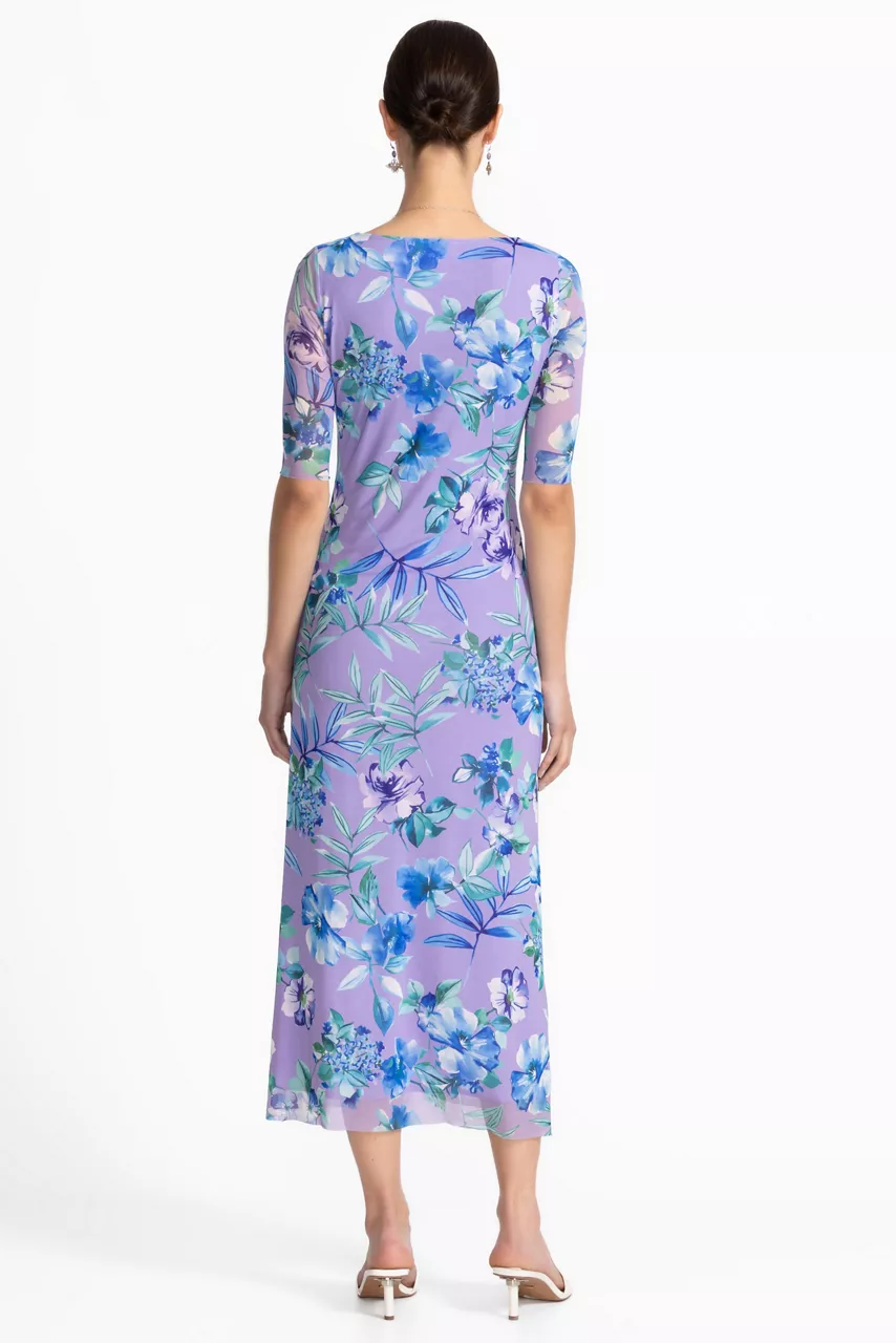 Johnny Was ASTRID MESH MIDI DRESS Rose Of Sharon (purple)