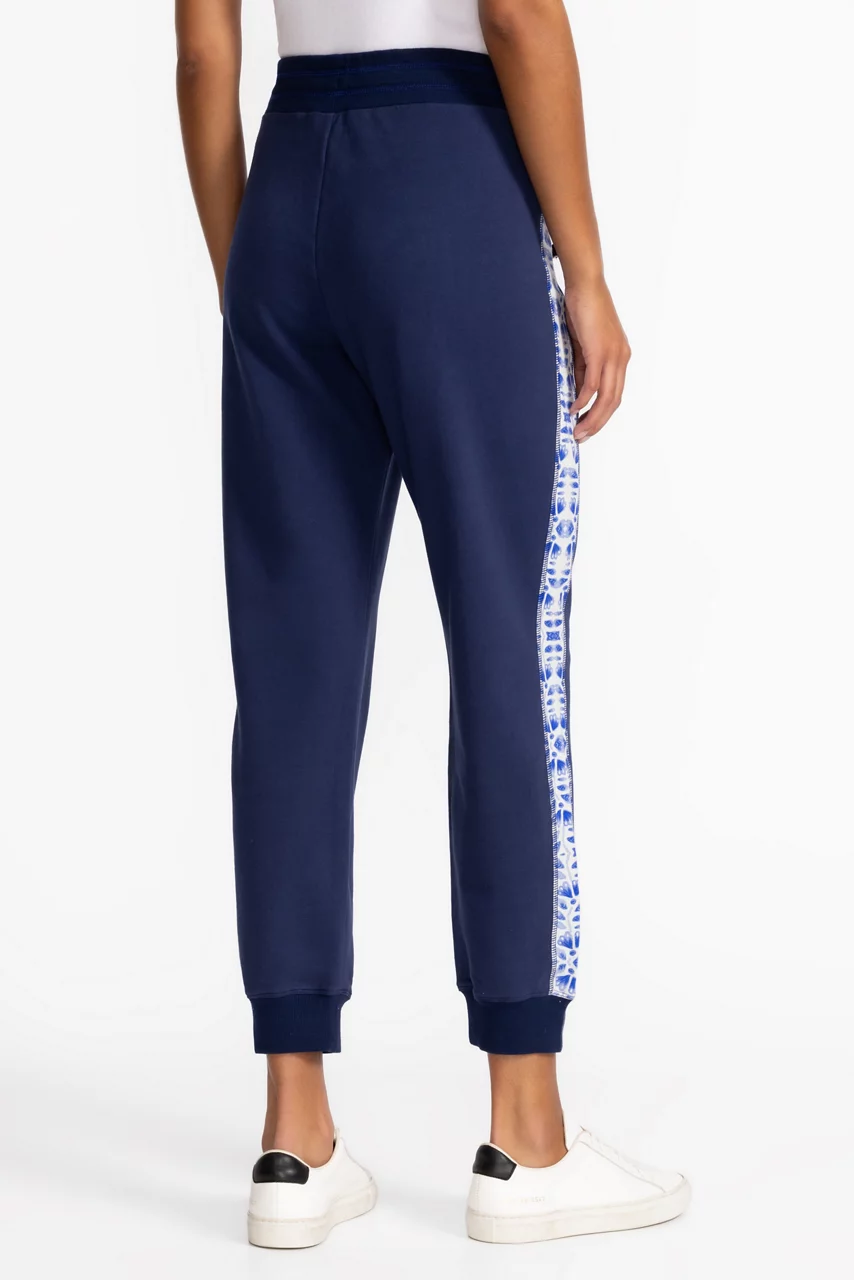 Johnny Was BEE ACTIVE JOGGER WITH SIDE STRIPES Navy