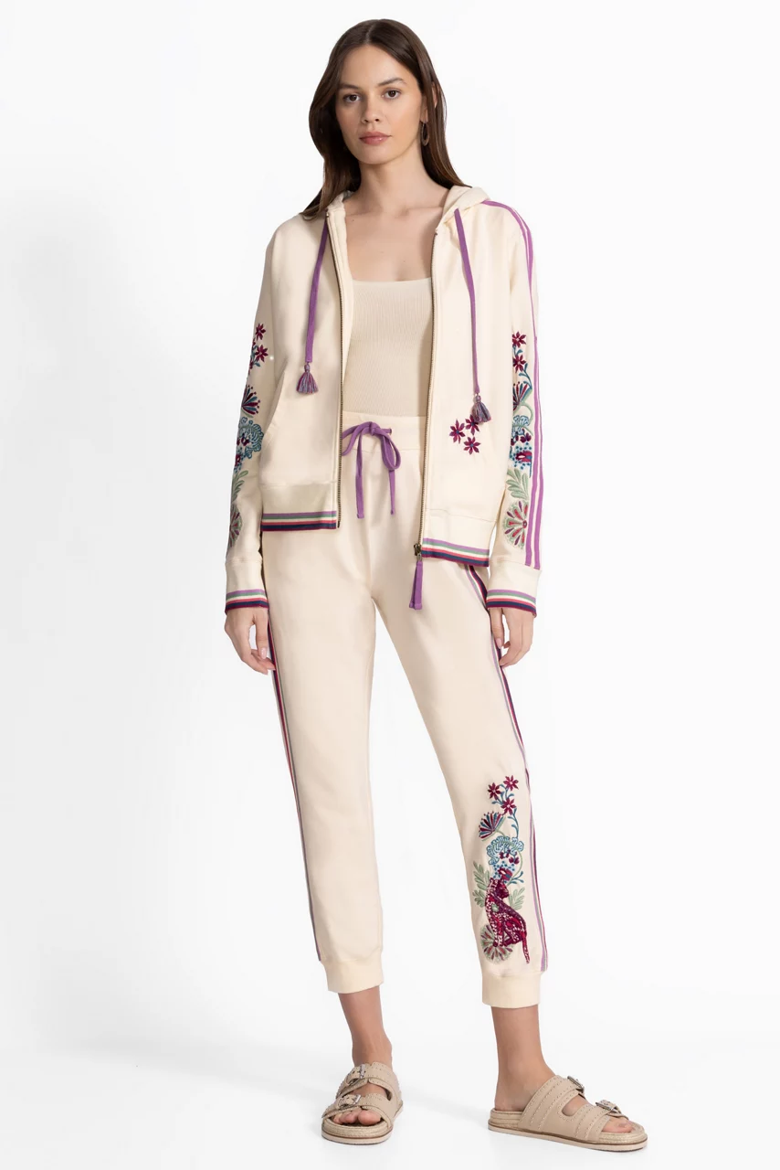 johnny was BEE ACTIVE RELAXED TAPE JOGGER Off White