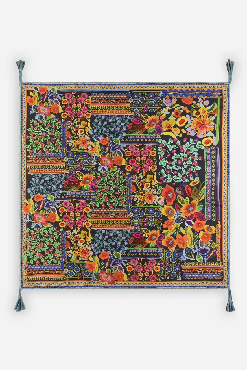 johnny was BRUSH PAINTED SILK SCARF Brush Painted Scarf