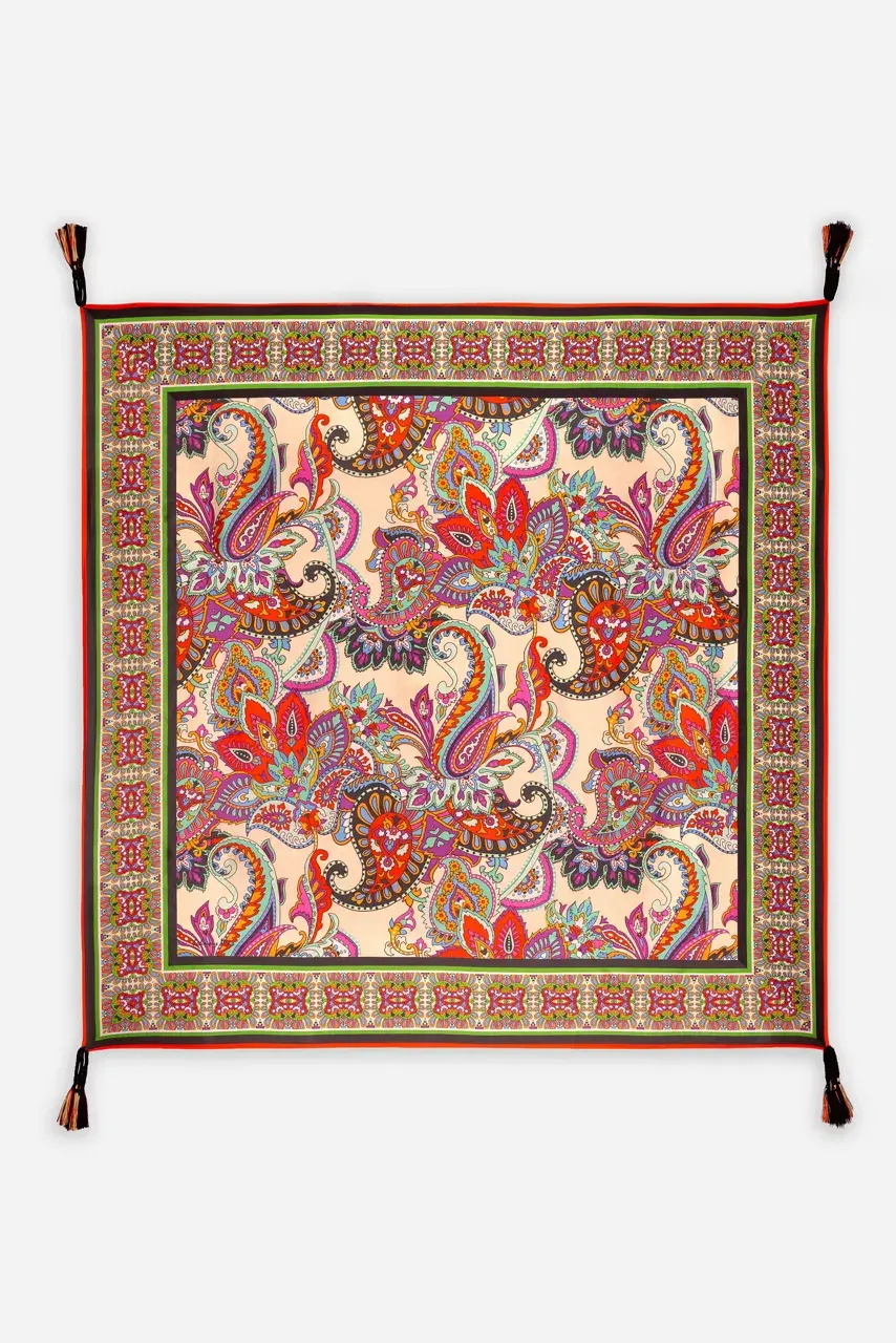johnny was CACHEMIR SILK SCARF Cachemir Scarf Print