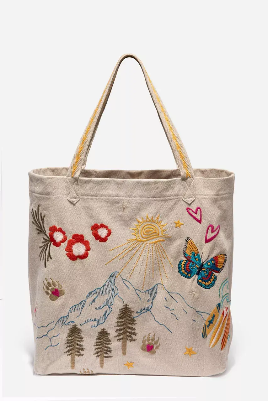 Johnny Was California Everyday Tote French Macaroon