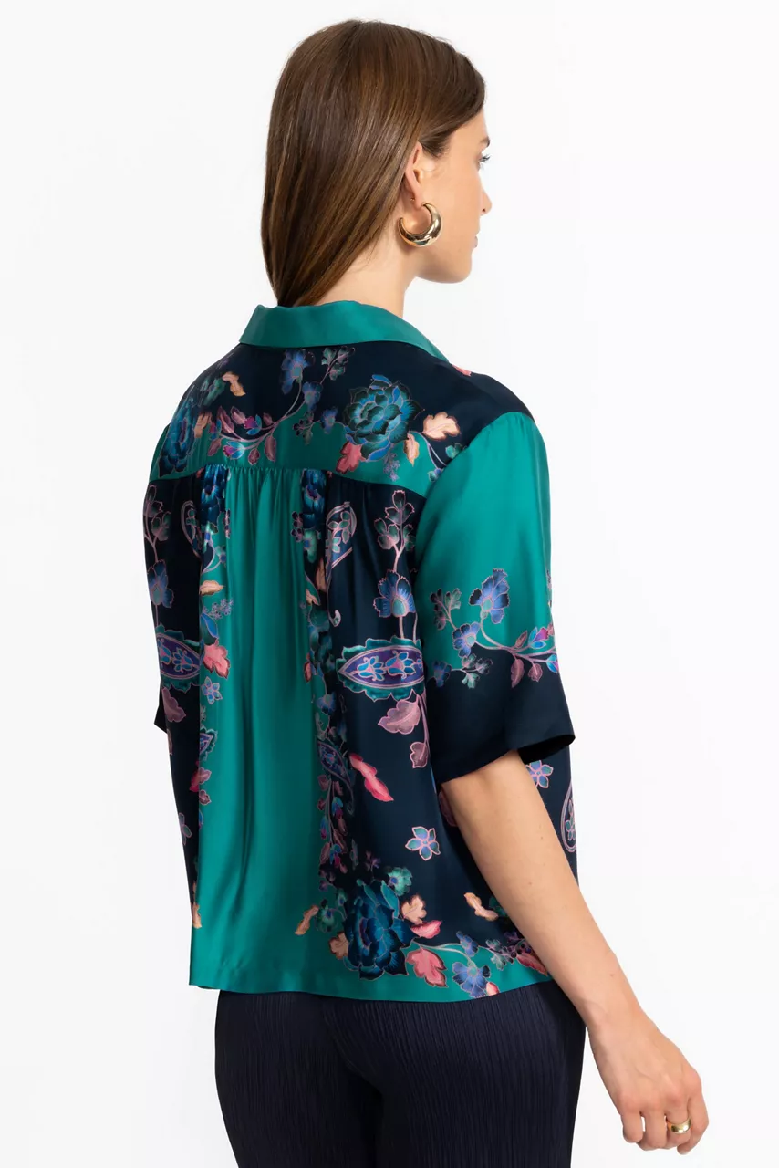 Johnny Was CLAUDINE BUTTON DOWN SHIRT Stevies Garden