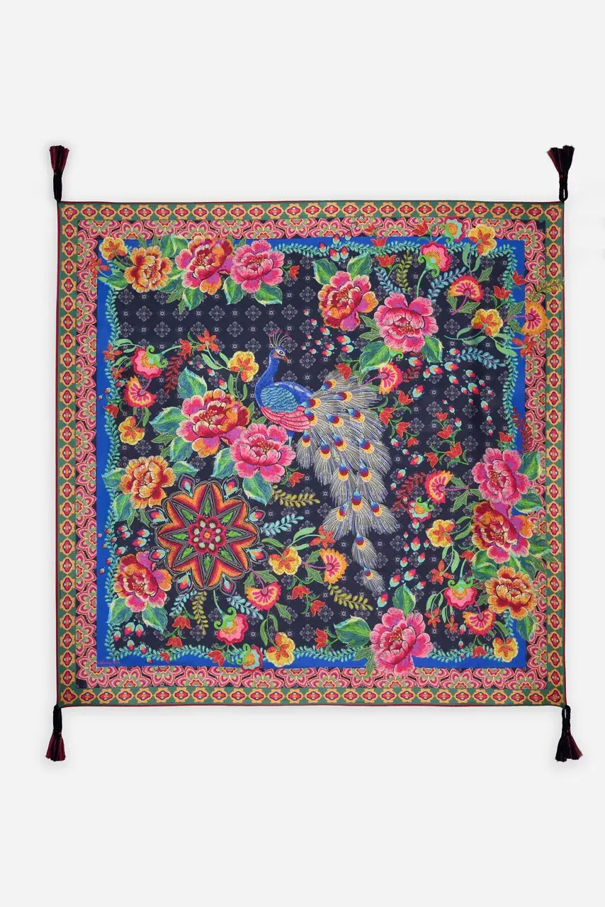 johnny was DARNAHTA SILK SCARF Darnahta Scarf Print