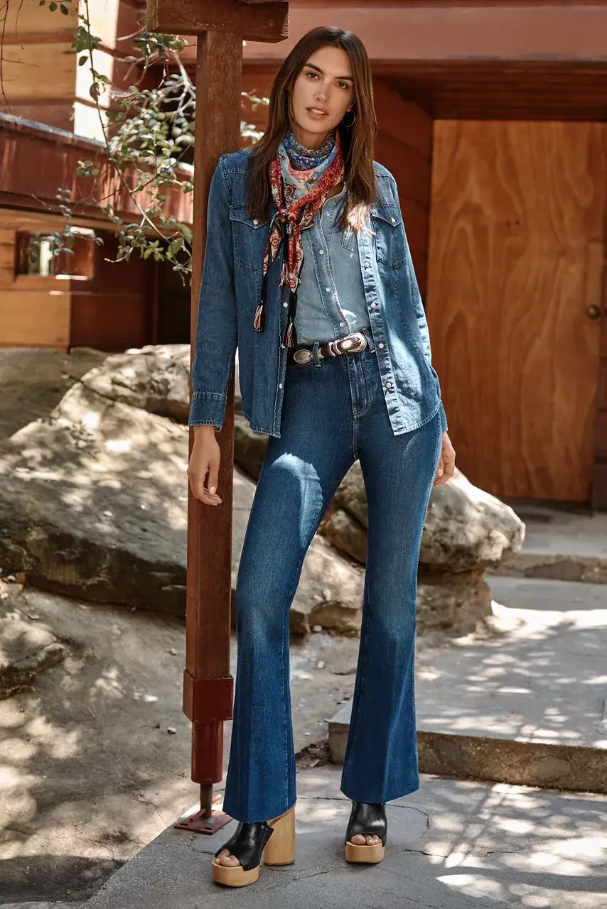 Johnny Was GRAND CANEL SILK SCARF Grand Canel Scarf Print