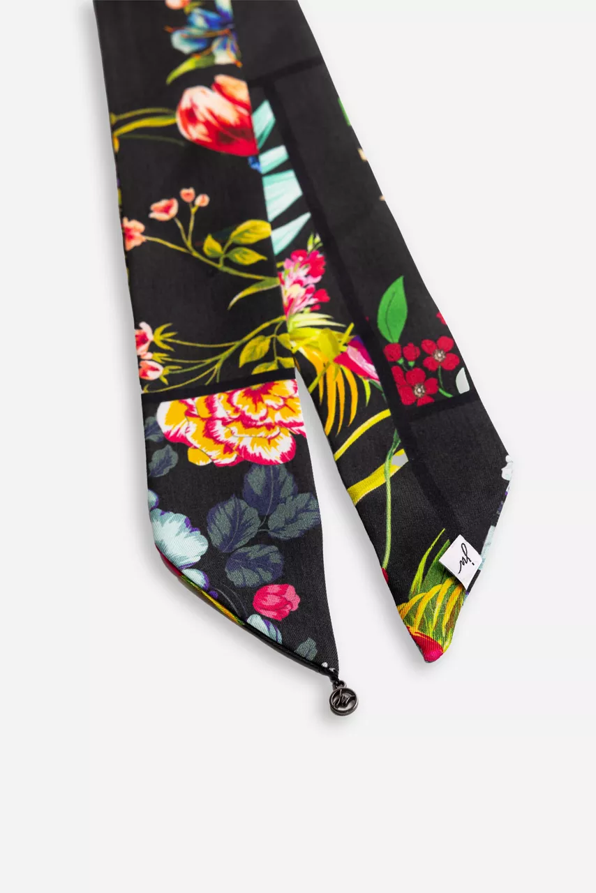 Johnny Was AKKI SILK SCARF Akki Scarf Print