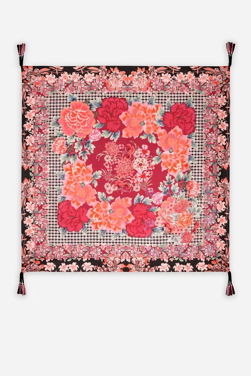 johnny was ALTONA SILK SCARF Altona Scarf Print