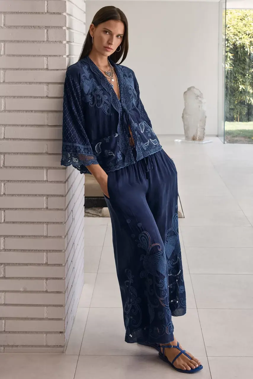 johnny was ANGHARAD KIMONO Blue Night