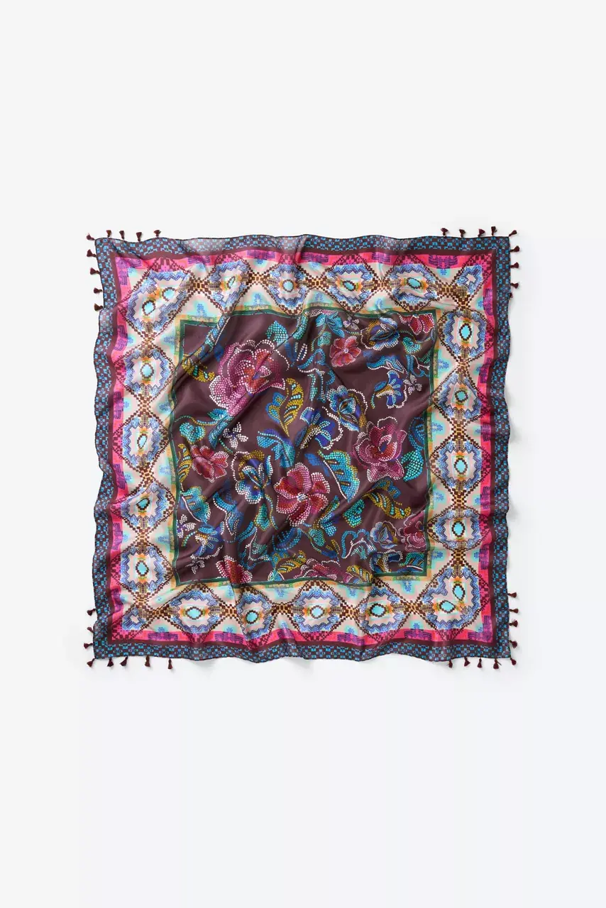 Johnny Was APHAIA SILK SCARF Aphaia