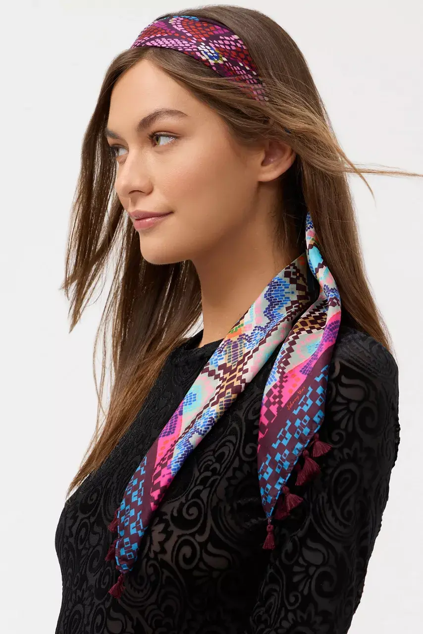 Johnny Was APHAIA SILK SCARF Aphaia