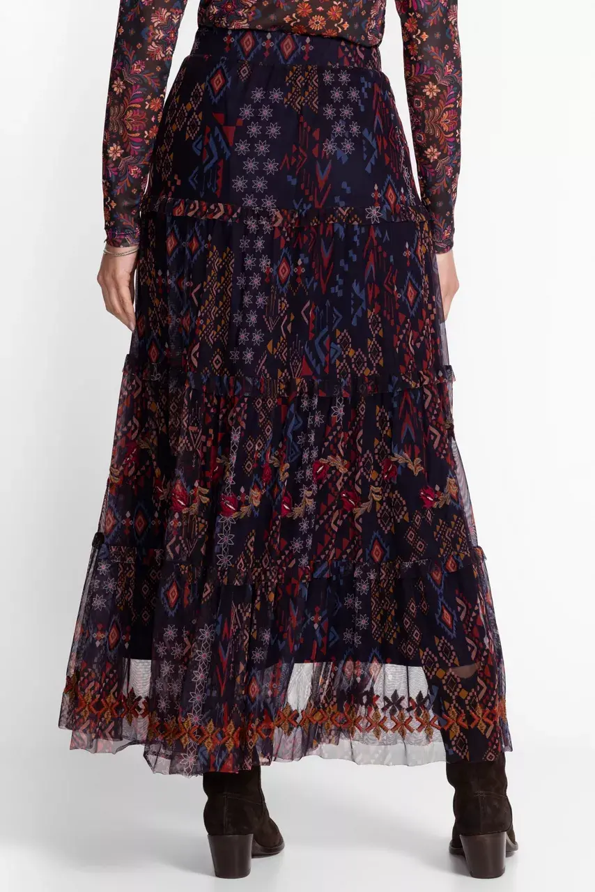 Johnny Was ARCELLIS TIERED SKIRT Monika