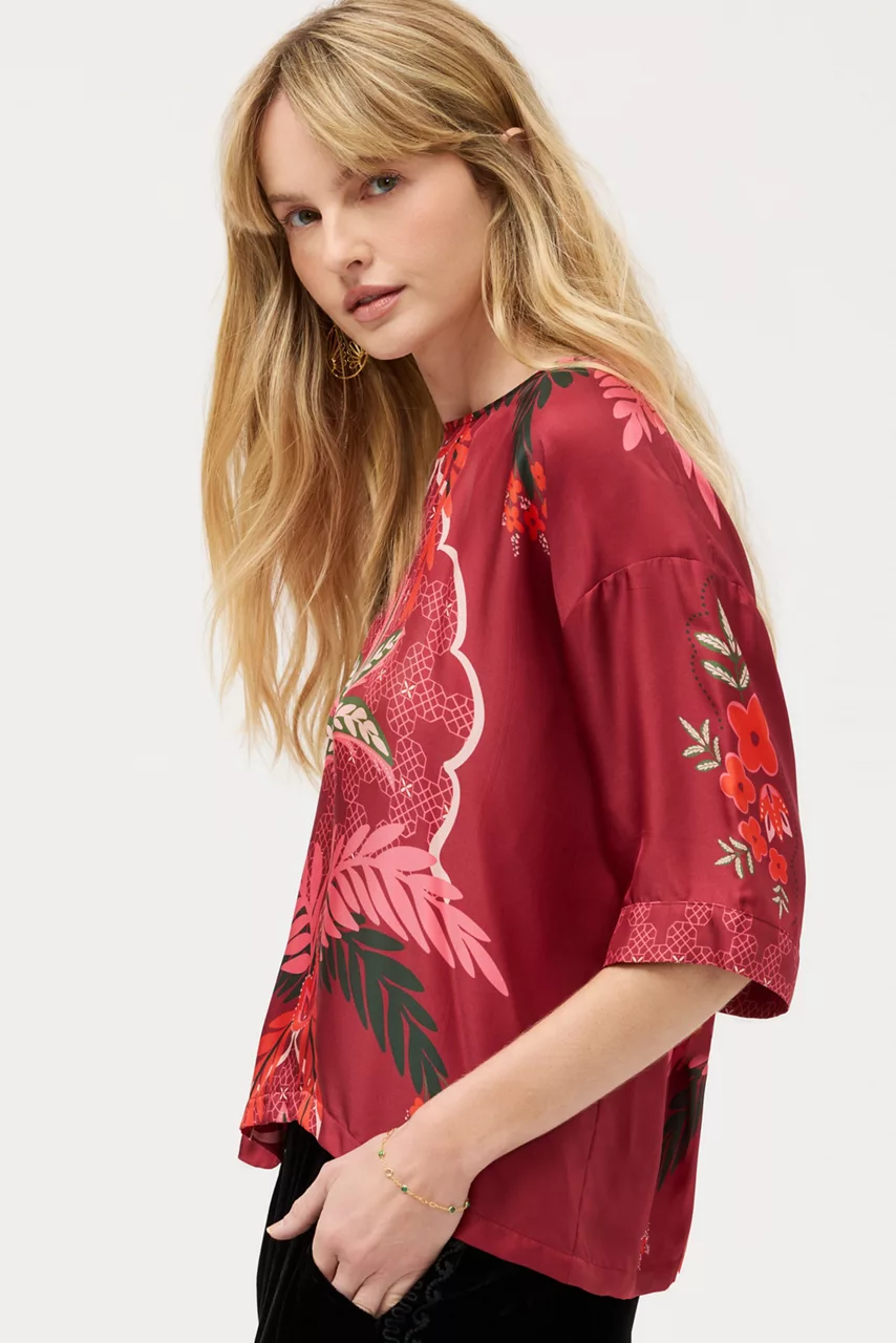 Johnny Was ARDEN OVERSIZED BLOUSE Caleta