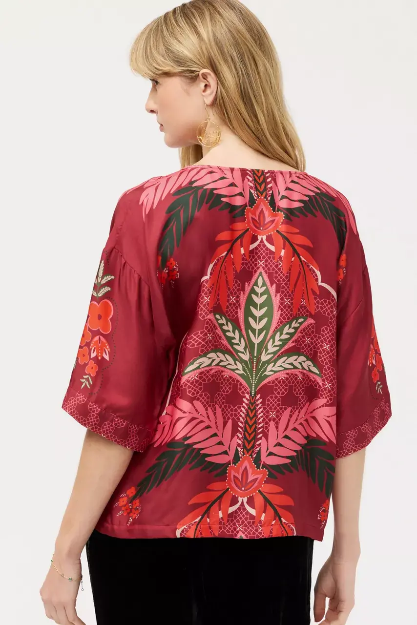 Johnny Was ARDEN OVERSIZED BLOUSE Caleta