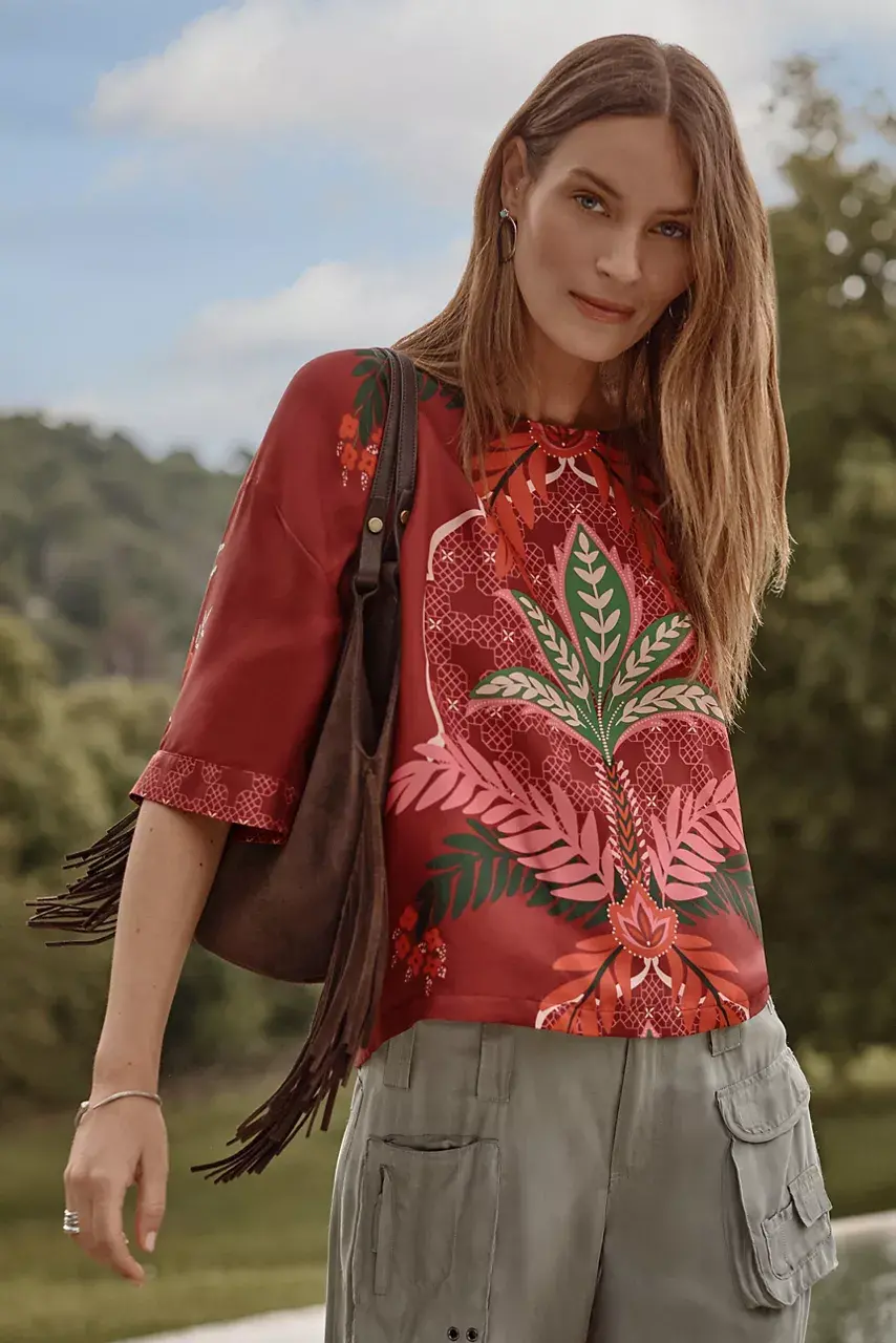 johnny was ARDEN OVERSIZED BLOUSE Caleta