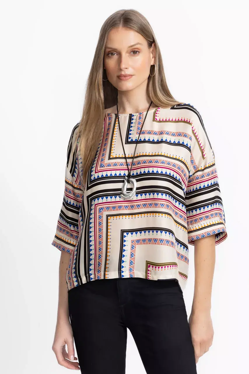 johnny was ARDEN OVERSIZED BLOUSE Zadie