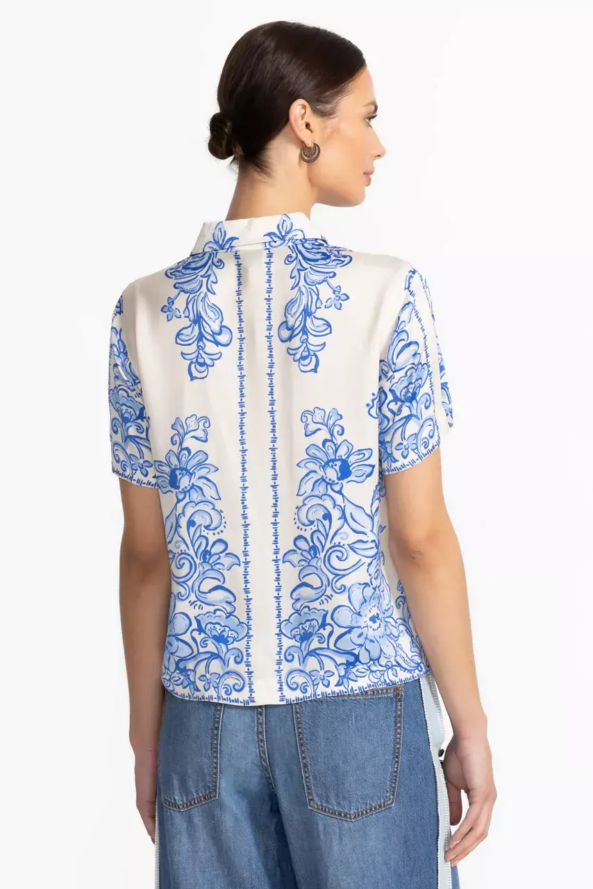 Johnny Was ARIANA BUTTON DOWN SHIRT Alisha